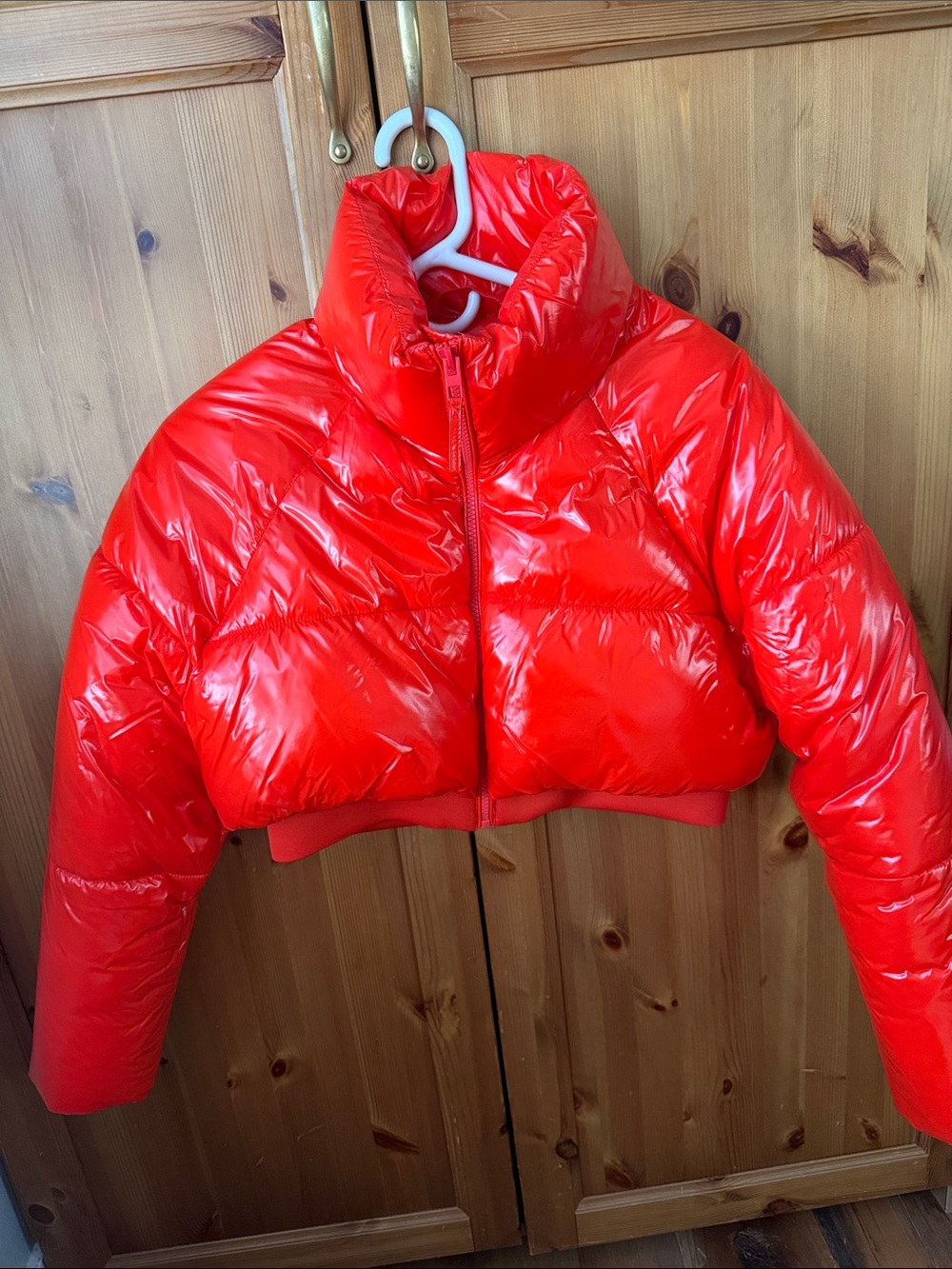 Zara Cropped Puffer Jacket - Women's Lightweight Winter Coat